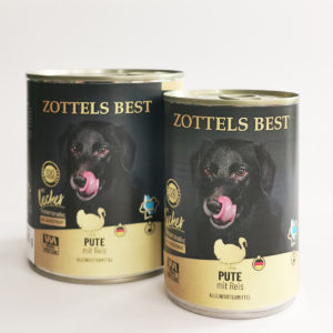 Dosenfutter Nassfutter Hundefutter Pute Putenfleisch