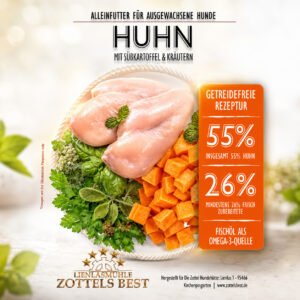 Huhn mit Süßkartoffel & Kräutern
