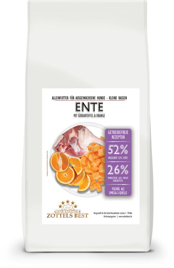 Ente mit Süßkartoffel & Orange - kleine Kroketten – Bild 3