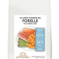 Forelle mit Lachs, Süßkartoffel & Spargel LIGHT/SENIOR – Bild 3