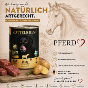 Pferd mit Kartoffel (6er Pack)