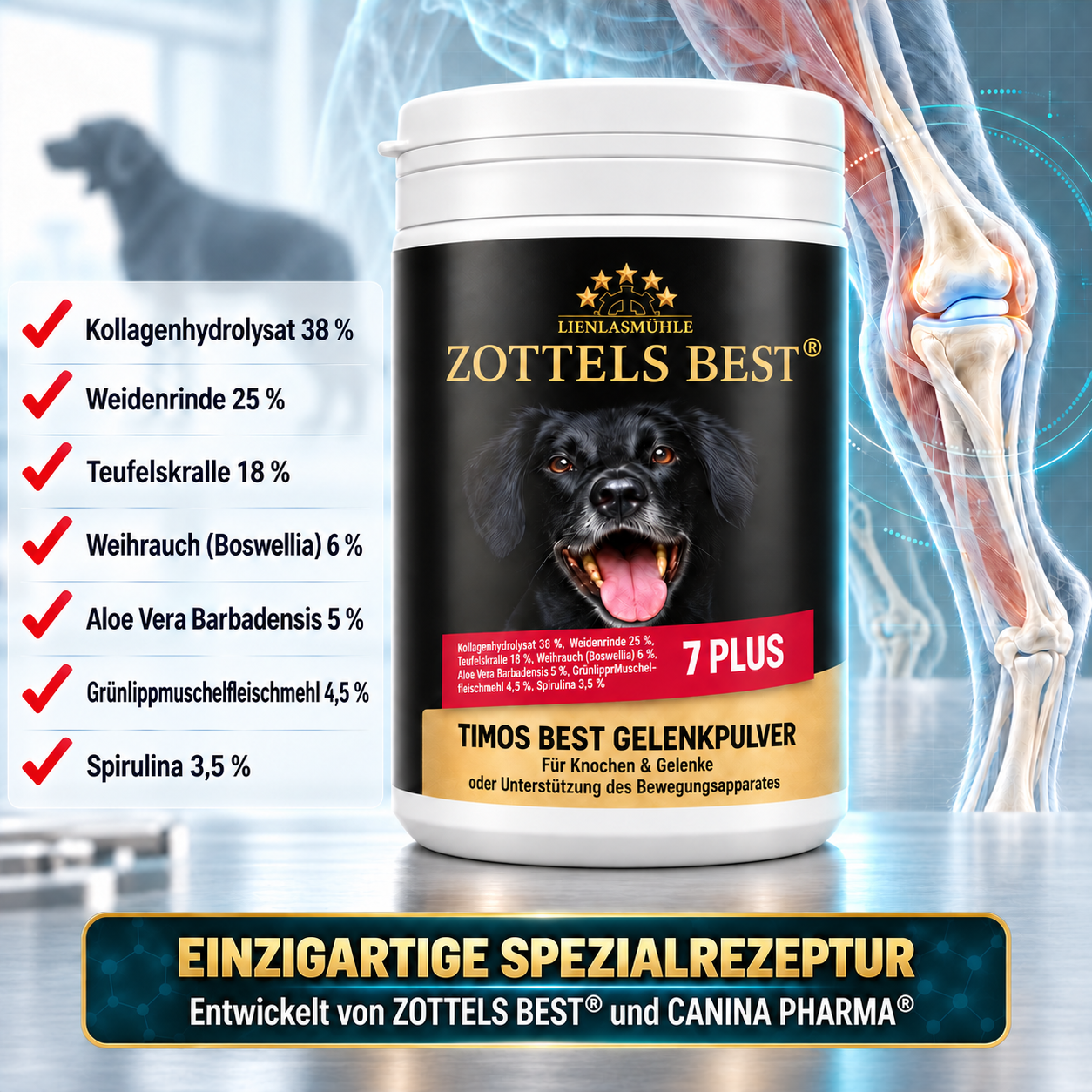 Timos Best Gelenkpulver 7 PLUS (Spezialrezeptur)