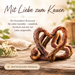 Kalbsschlund in Herzform - 1 Stück