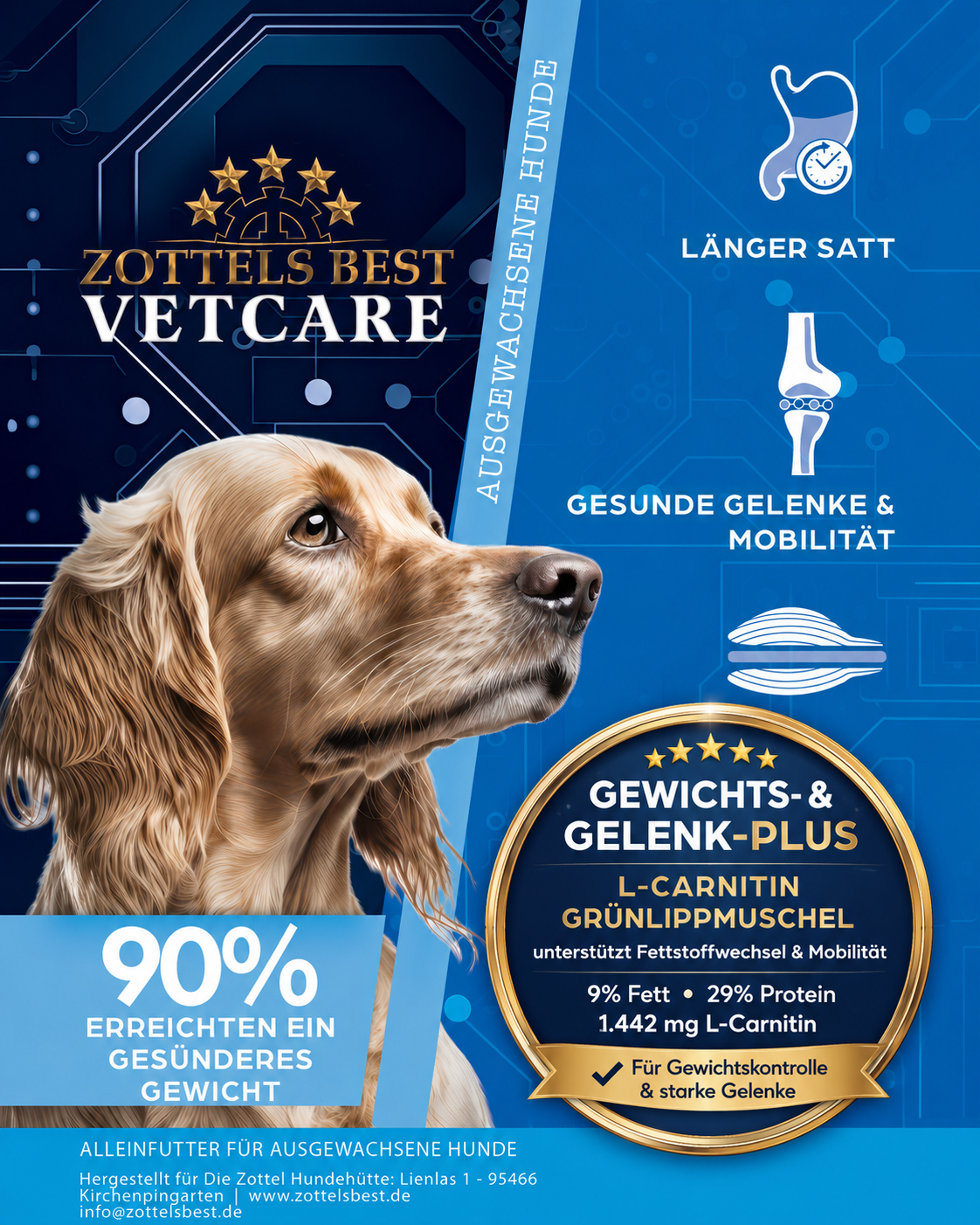 VETCARE PEPTIDE Gewichtskontrolle und Gelenkpflege
