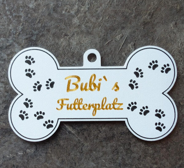 Futterplatzschild personalisiert – Bild 2