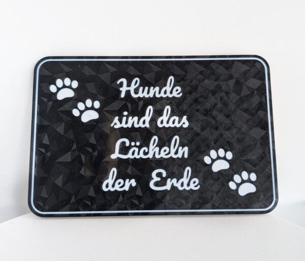 Hunde sind das Lächeln der Erde