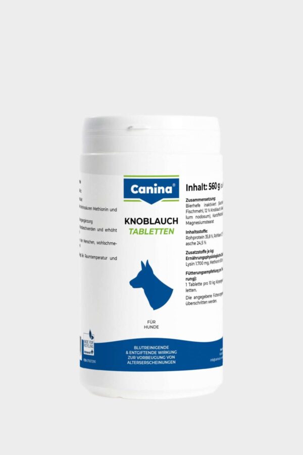 Knoblauch Tabletten für Hunde