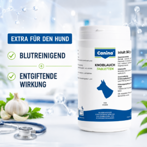 Knoblauch Tabletten für Hunde