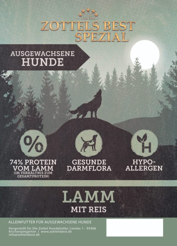 SPEZIAL SCHONKOST Lamm mit Reis – Bild 2