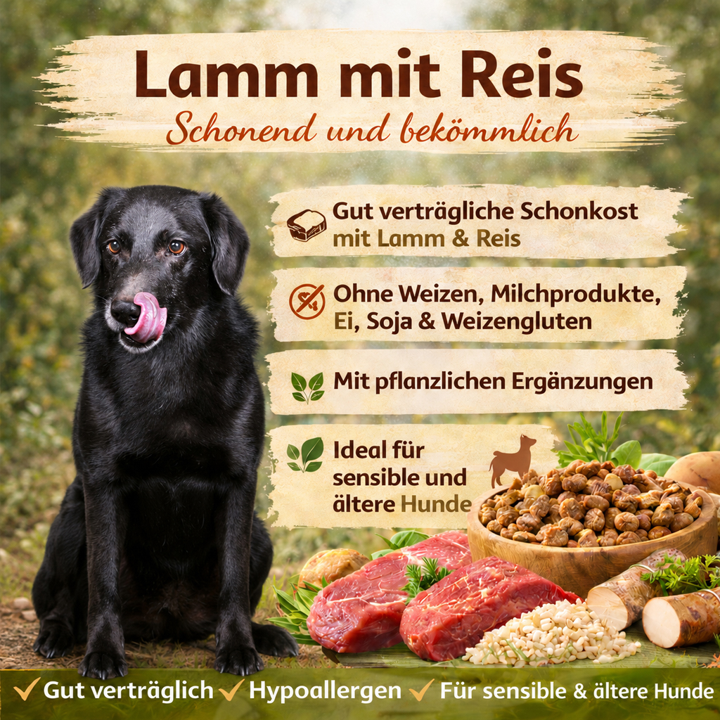 FÜR SENIOREN Lamm mit Reis