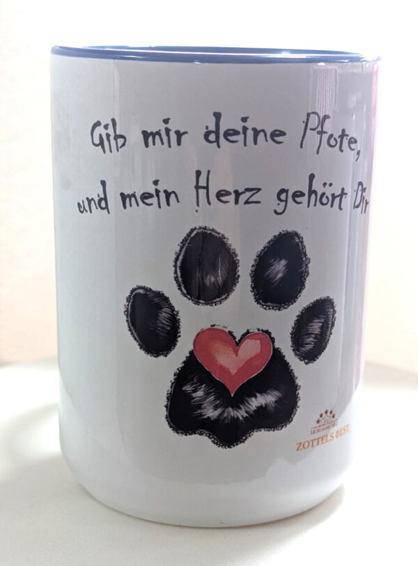 Kaffeetasse XXL GIB MIR DEINE PFOTE...