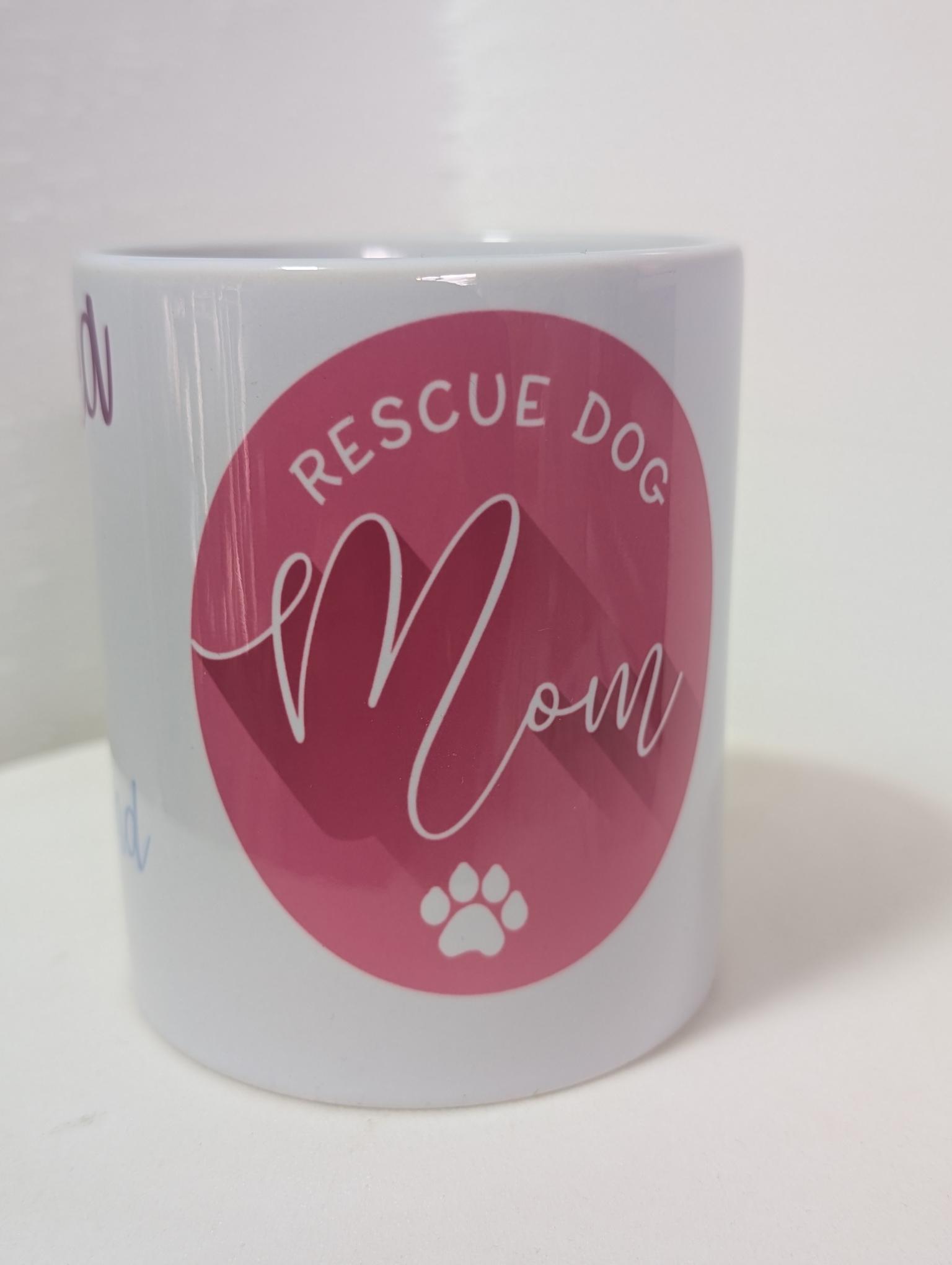 Kaffeetasse RESCUE DOG MOM