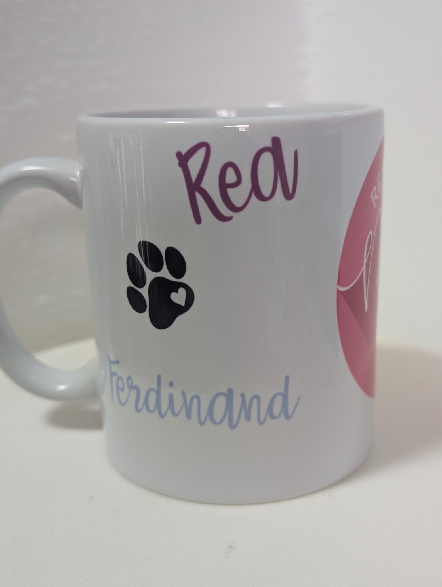 Kaffeetasse RESCUE DOG MOM – Bild 2