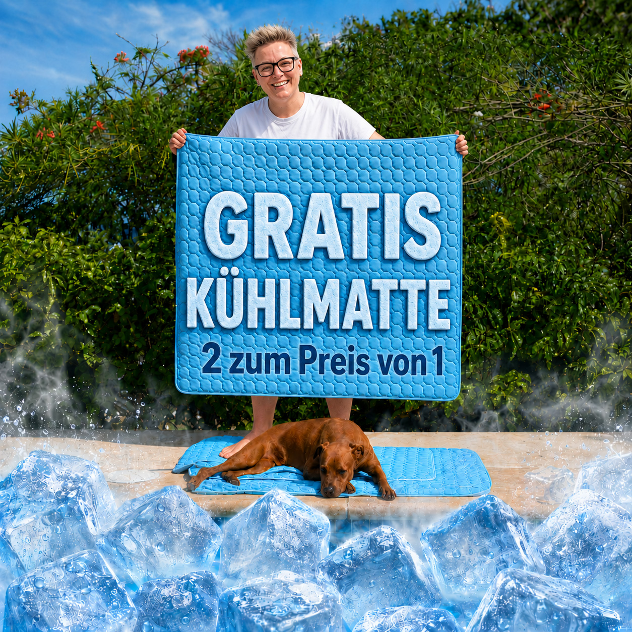 Kühldecke 116x69 cm